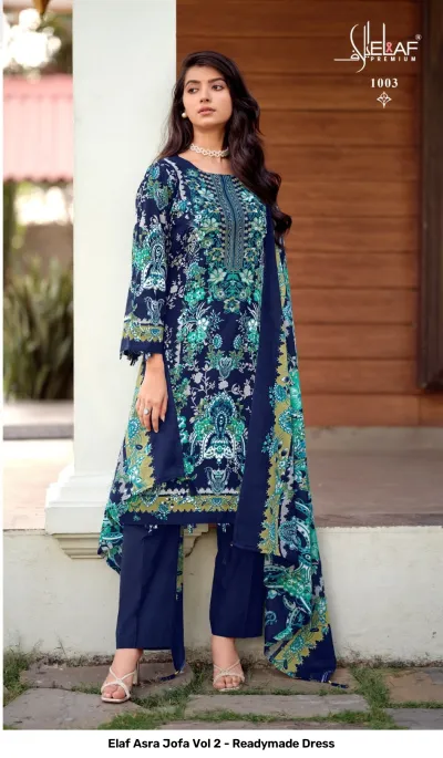 Elaf Asra Jofa Vol 2 - Readymade Dress — Pakistani Readymade Suits, Elaf wholesale from Surat — view 4