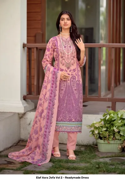 Elaf Asra Jofa Vol 2 - Readymade Dress — Pakistani Readymade Suits, Elaf wholesale from Surat — view 6