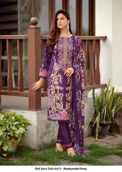 Elaf Asra Jofa Vol 2 - Readymade Dress — Pakistani Readymade Suits, Elaf wholesale from Surat — view 9