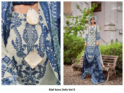 Elaf Asra Jofa Vol 3 — Karachi Pattern Dress, Elaf wholesale from Surat — view 3