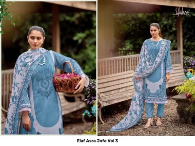 Elaf Asra Jofa Vol 3 — Karachi Pattern Dress, Elaf wholesale from Surat — view 5