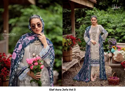 Elaf Asra Jofa Vol 3 — Karachi Pattern Dress, Elaf wholesale from Surat — view 7