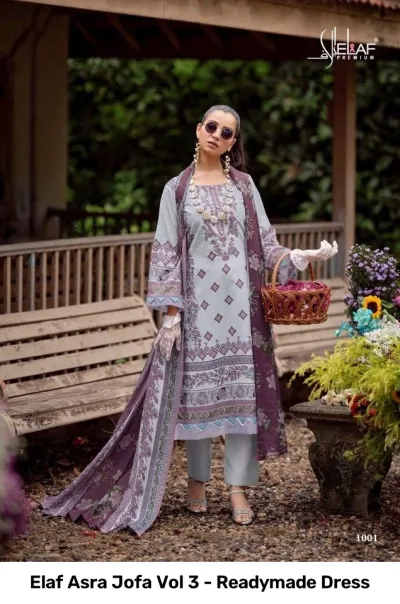 Elaf Asra Jofa Vol 3 - Readymade Dress — Pakistani Readymade Suits, Elaf wholesale from Surat — view 2