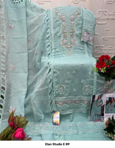 Elan Studio E 09 — Pakistani Suits, Elan Studio wholesale from Surat — view 3