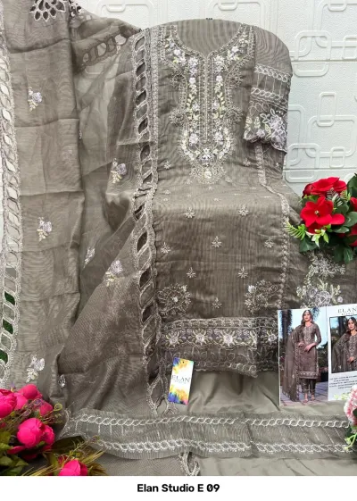 Elan Studio E 09 — Pakistani Suits, Elan Studio wholesale from Surat — view 4