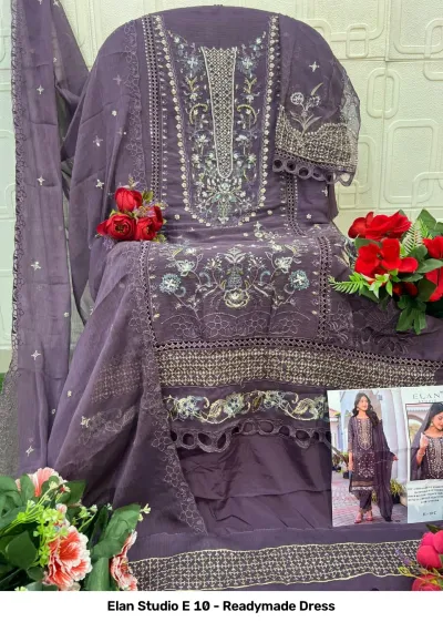 Elan Studio E 10 - Readymade Dress — Pakistani Suits, Elan Studio wholesale from Surat — view 3