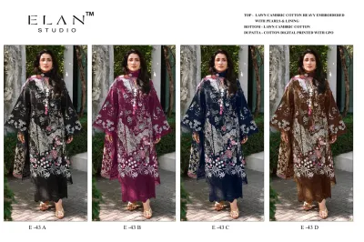Elan Studio E 43 — Pakistani Suits, Elan Studio wholesale from Surat — view 5