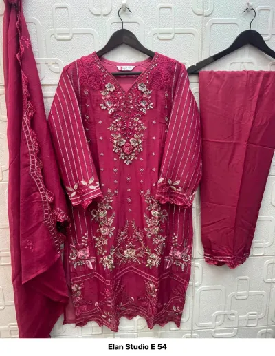 Elan Studio E 54 - Readymade Dress — Pakistani Readymade Suits, Elan Studio wholesale from Surat — view 3