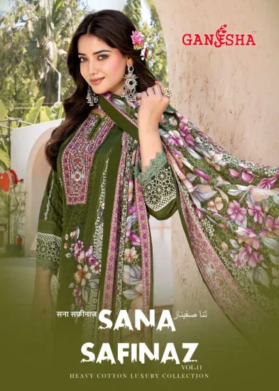 Ganesha Sana Safina Vol 11 - Readymade Dress