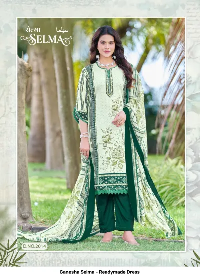 Ganesha Selma - Readymade Dress — Pure Cotton Printed, Pakistani Readymade Suits, Shree Ganesh Print wholesale from Surat — view 2