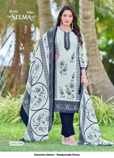 Ganesha Selma - Readymade Dress — Pure Cotton Printed, Pakistani Readymade Suits, Shree Ganesh Print wholesale from Surat — view 3