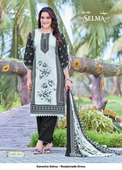 Ganesha Selma - Readymade Dress — Pure Cotton Printed, Pakistani Readymade Suits, Shree Ganesh Print wholesale from Surat — view 4