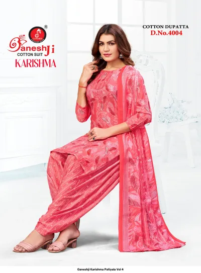 Ganeshji Karishma Patiyala Vol 4 — Heavy Soft Cotton, Karachi Pattern Dress, Ganeshji wholesale from Surat — view 7
