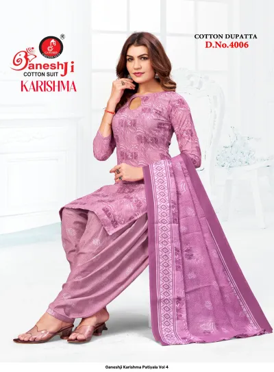 Ganeshji Karishma Patiyala Vol 4 — Heavy Soft Cotton, Karachi Pattern Dress, Ganeshji wholesale from Surat — view 9