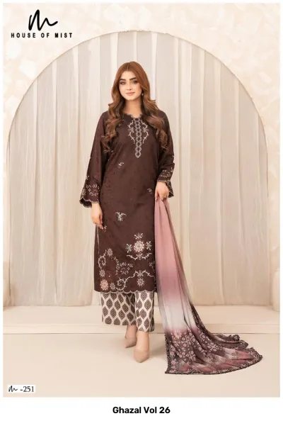 Ghazal Vol 26 — Unstitched Dress Materials, Ghazal wholesale from Surat — view 2