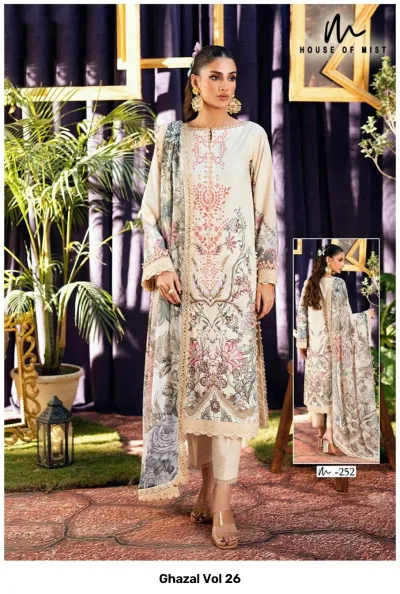 Ghazal Vol 26 — Unstitched Dress Materials, Ghazal wholesale from Surat — view 6