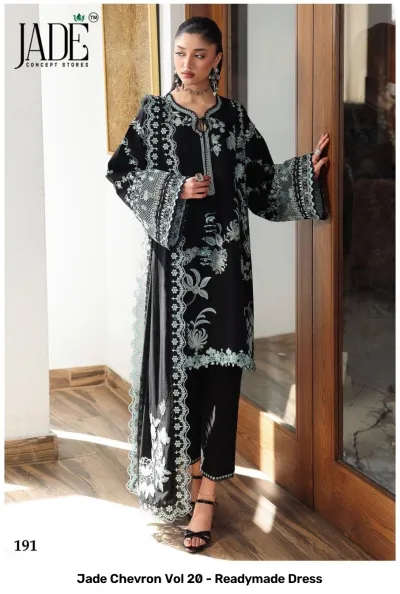 Jade Chevron Vol 20 - Readymade Dress — Pure Heavy Cotton Printed, Pakistani Readymade Suits, Jade Concept Store wholesale from Surat — view 5
