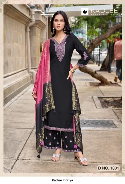 Kadlee Indriya — Stitched Suits, Kadlee wholesale from Surat — view 5