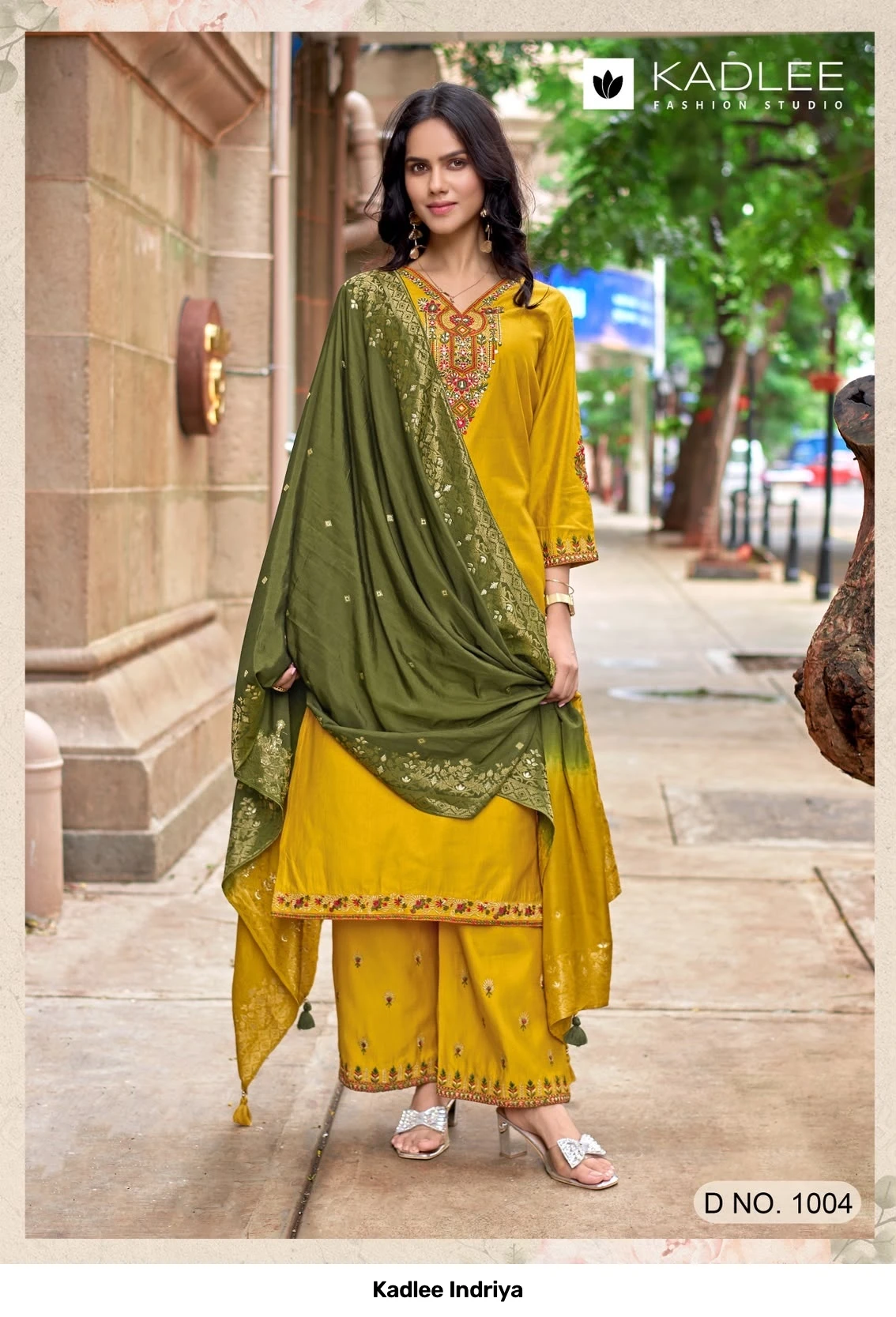 Kadlee Indriya — Stitched Suits, Kadlee wholesale from Surat - Gallery Image 7