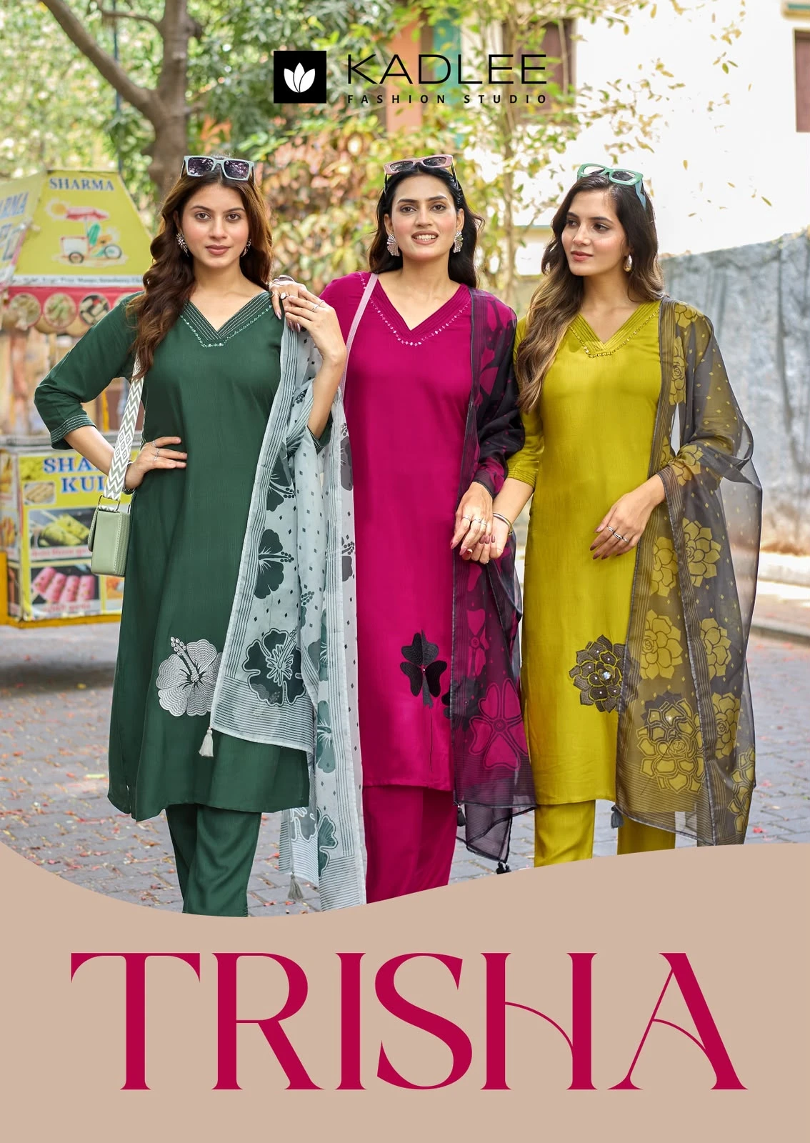 Kadlee Trisha — Stitched Suits, Kadlee wholesale from Surat — view 1