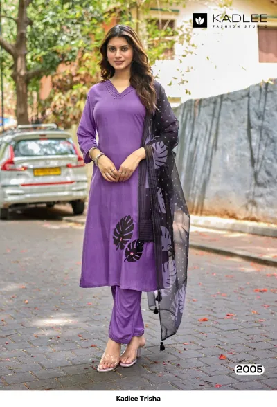 Kadlee Trisha — Stitched Suits, Kadlee wholesale from Surat — view 3