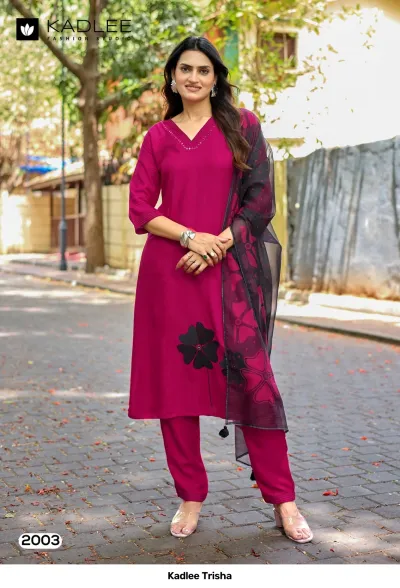 Kadlee Trisha — Stitched Suits, Kadlee wholesale from Surat — view 4