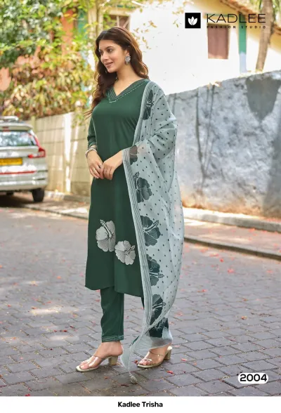 Kadlee Trisha — Stitched Suits, Kadlee wholesale from Surat — view 6