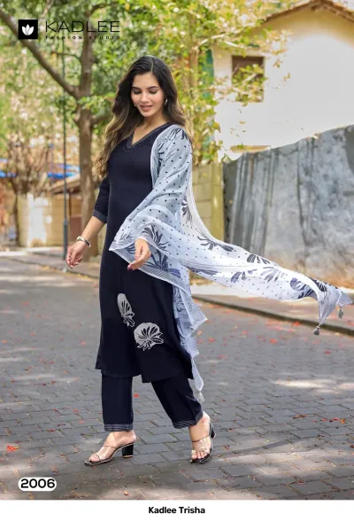 Kadlee Trisha — Stitched Suits, Kadlee wholesale from Surat — view 7