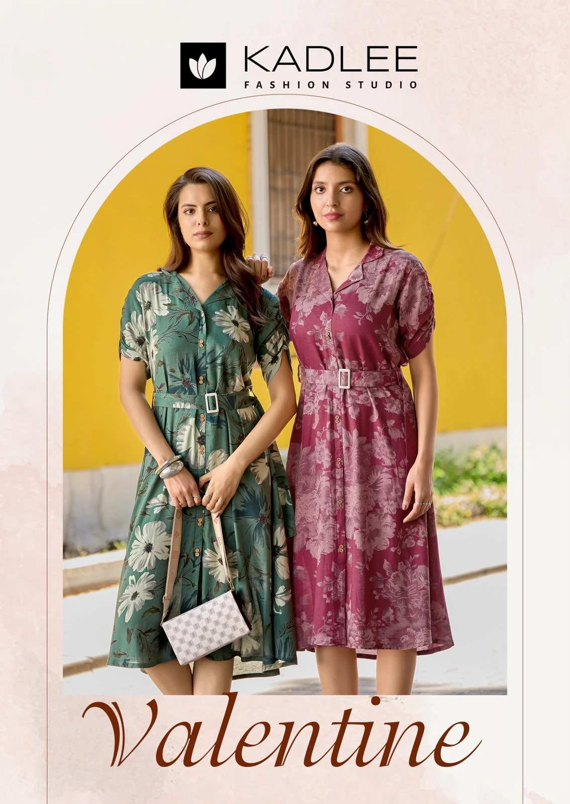 Kadlee Valentine — Kurtis Catalog, Kadlee wholesale from Surat — view 1