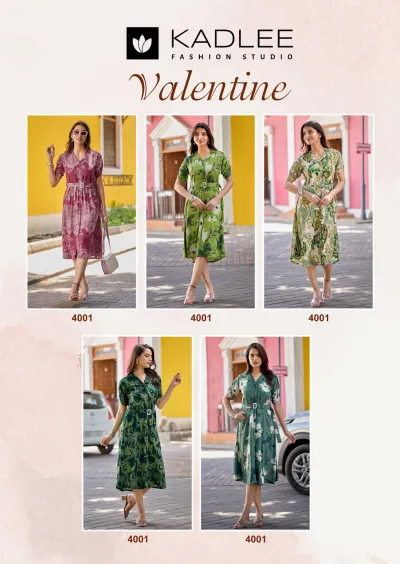 Kadlee Valentine — Kurtis Catalog, Kadlee wholesale from Surat — view 7