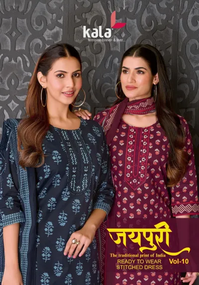 Kala Jaipuri Vol 10 - Readymade Dress