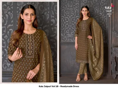Kala Jaipuri Vol 10 - Readymade Dress — Stitched Suits, Kala wholesale from Surat — view 10
