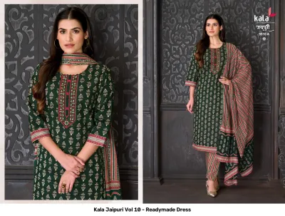 Kala Jaipuri Vol 10 - Readymade Dress — Stitched Suits, Kala wholesale from Surat — view 11