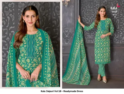 Kala Jaipuri Vol 10 - Readymade Dress — Stitched Suits, Kala wholesale from Surat — view 12