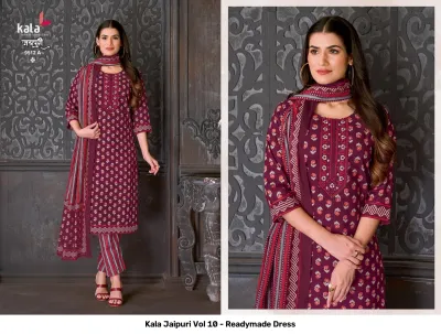 Kala Jaipuri Vol 10 - Readymade Dress — Stitched Suits, Kala wholesale from Surat — view 13