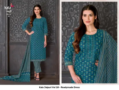 Kala Jaipuri Vol 10 - Readymade Dress — Stitched Suits, Kala wholesale from Surat — view 3