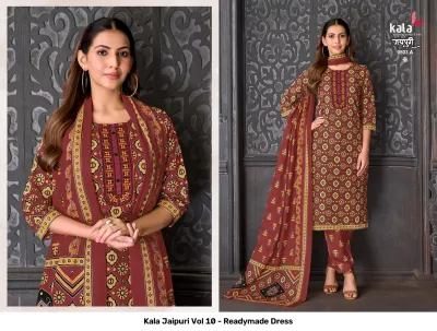 Kala Jaipuri Vol 10 - Readymade Dress — Stitched Suits, Kala wholesale from Surat — view 4