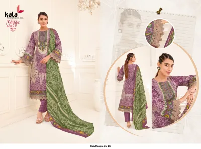 Kala Maggic Vol 25 — Pure Cotton Printed, Unstitched Dress Materials, Kala wholesale from Surat — view 13