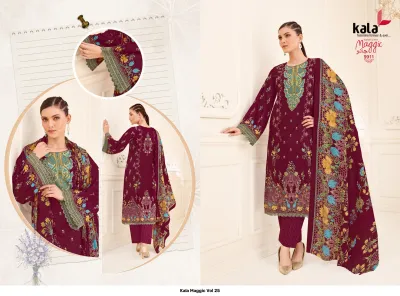 Kala Maggic Vol 25 — Pure Cotton Printed, Unstitched Dress Materials, Kala wholesale from Surat — view 14