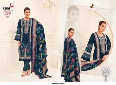 Kala Maggic Vol 25 — Pure Cotton Printed, Unstitched Dress Materials, Kala wholesale from Surat — view 15