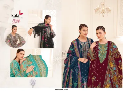 Kala Maggic Vol 25 — Pure Cotton Printed, Unstitched Dress Materials, Kala wholesale from Surat — view 9