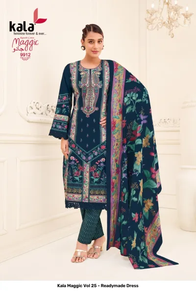Kala Maggic Vol 25 - Readymade Dress — Pure Cotton Printed, Stitched Suits, Kala wholesale from Surat — view 15