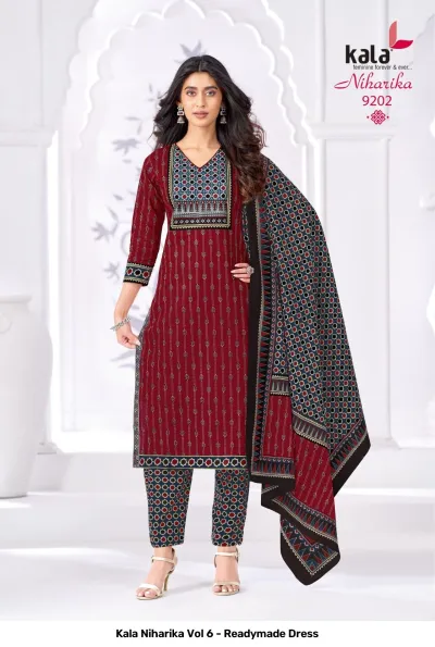 Kala Niharika Vol 6 - Readymade Dress — Stitched Suits, Kala wholesale from Surat — view 3