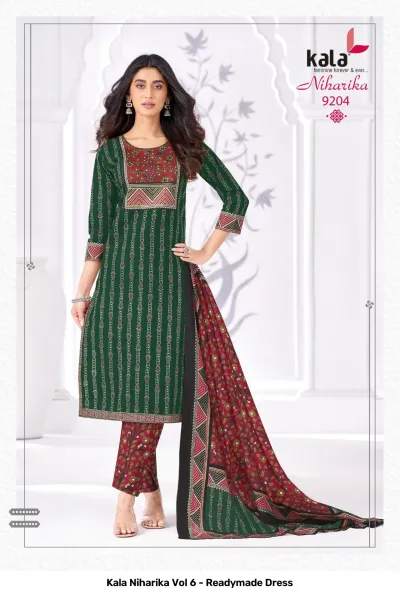 Kala Niharika Vol 6 - Readymade Dress — Stitched Suits, Kala wholesale from Surat — view 5