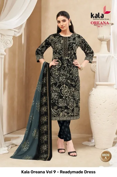 Kala Oreana Vol 9 - Readymade Dress — Stitched Suits, Kala wholesale from Surat — view 11