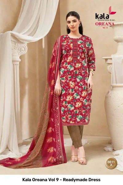 Kala Oreana Vol 9 - Readymade Dress — Stitched Suits, Kala wholesale from Surat — view 12