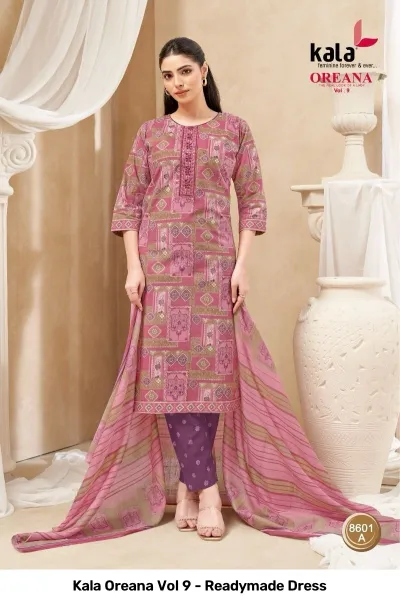 Kala Oreana Vol 9 - Readymade Dress — Stitched Suits, Kala wholesale from Surat — view 3