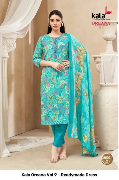 Kala Oreana Vol 9 - Readymade Dress — Stitched Suits, Kala wholesale from Surat — view 4