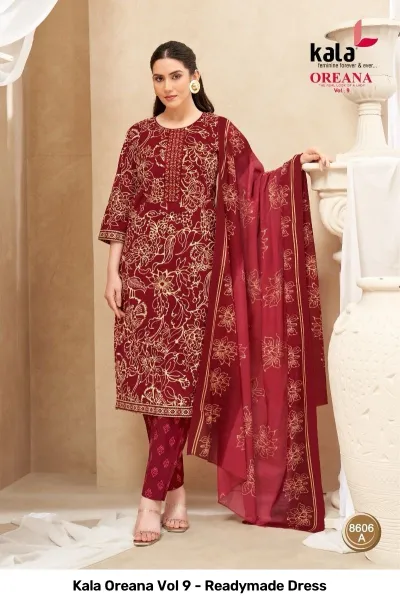 Kala Oreana Vol 9 - Readymade Dress — Stitched Suits, Kala wholesale from Surat — view 7