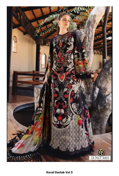 Keval Dastak Vol 3 — Karachi Pattern Dress, Keval Fab wholesale from Surat — view 4